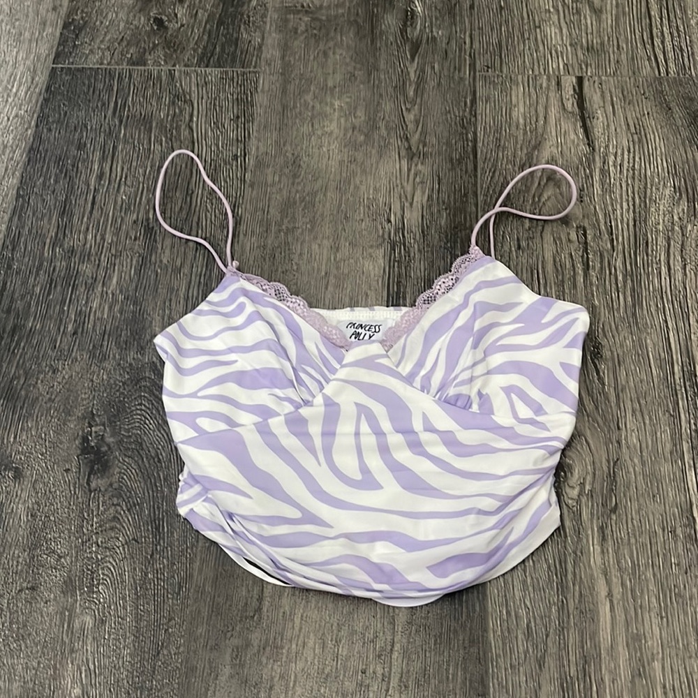 Princess Polly Zebra Crop top